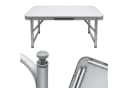 Spetebo Klapptisch Universal Campingtisch Grau Silber Höhenverstellbar Bild 5