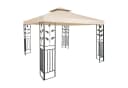 Spetebo Pavillon-Ersatzdach mit Kaminabzug Beige Bild 2