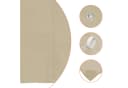 Spetebo Pavillon-Ersatzdach mit Kaminabzug Beige Bild 3