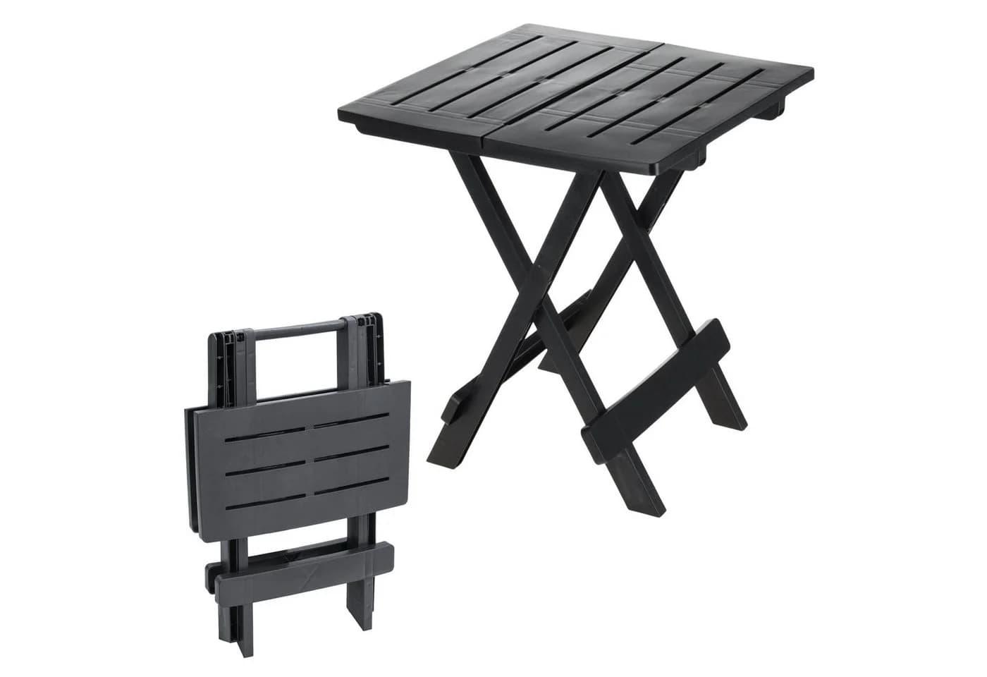 Spetebo Gartentisch Klapptisch ADIGE Anthrazit Kunststoff - Bild 2