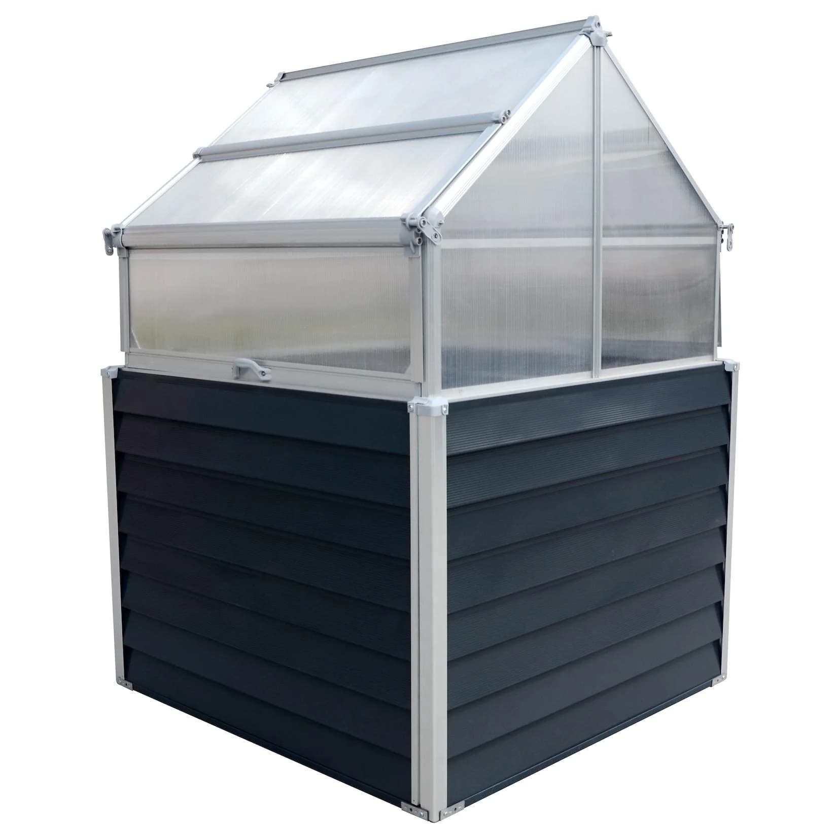 Ambia Garden Hochbeet Store & Grow Anthrazit Metall