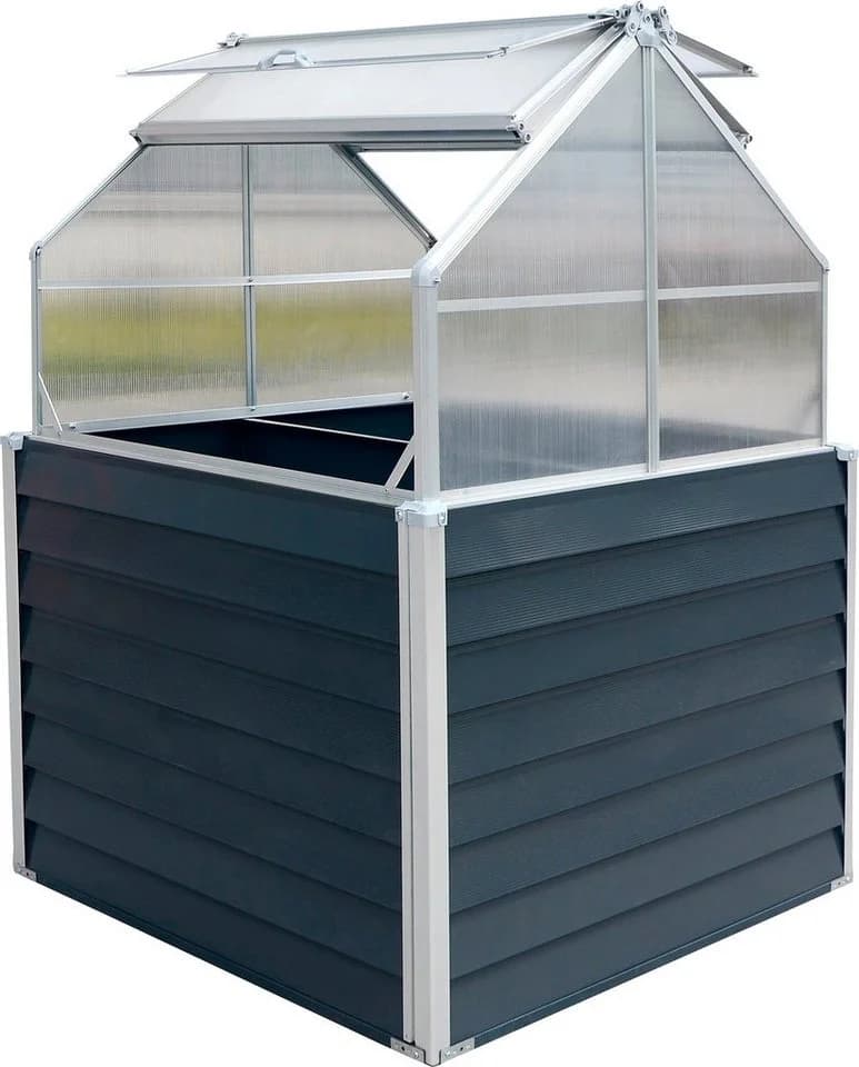 Ambia Garden Hochbeet Store & Grow Anthrazit Metall - Bild 4