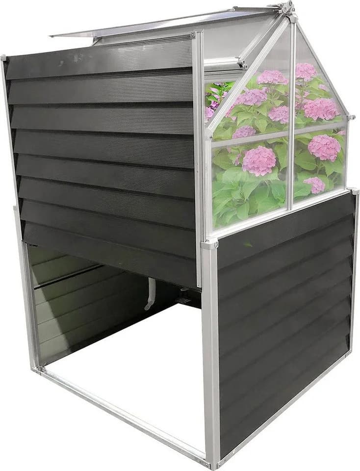 Ambia Garden Hochbeet Store & Grow Anthrazit Metall - Bild 5