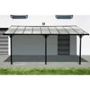 Westmann Terrassenüberdachung Bruce Aluminium Schwarz Bild 1