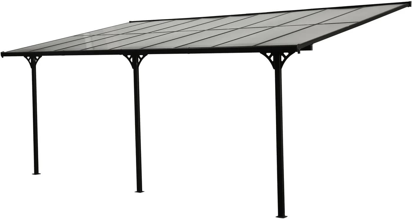 Westmann Terrassenüberdachung Bruce Aluminium Schwarz - Bild 4
