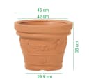 KAGM Pflanzkübel Blumenkübel Terracotta Kunststoff klassisches Dekor Bild 3