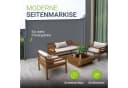 Juskys Seitenmarkise Dubai 300x190 cm ausziehbar blickdicht anthrazit Bild 2