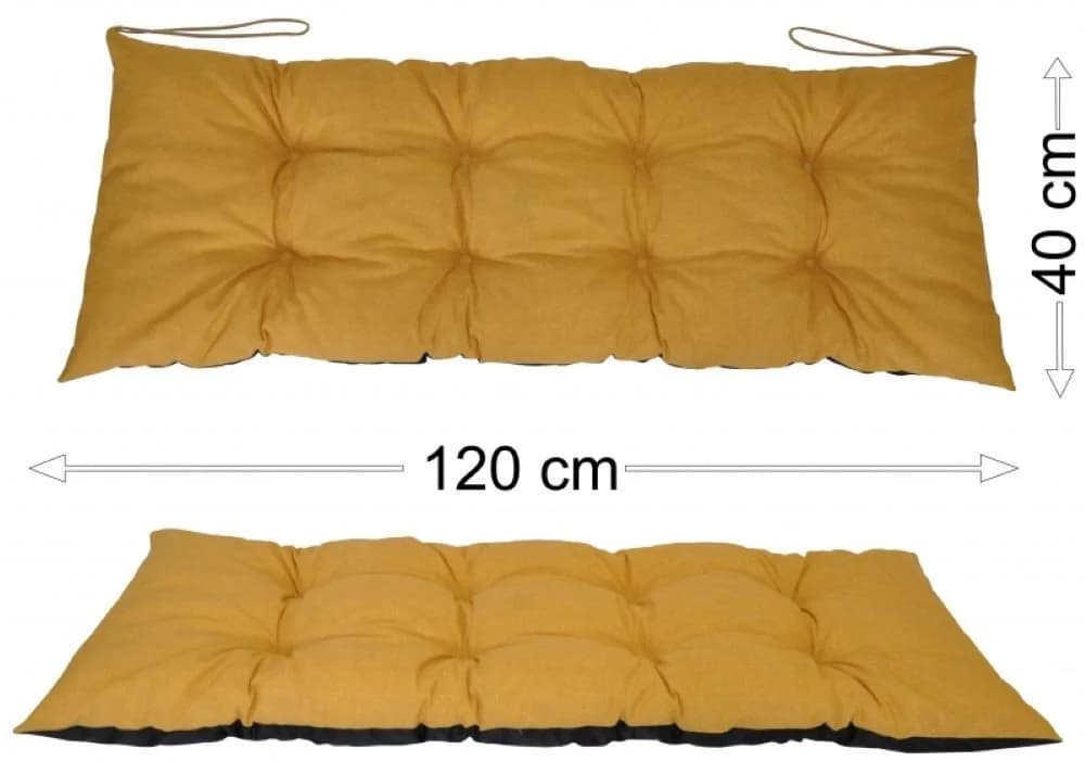 Rattani Sitzkissen für Gartenbank 120x40 cm wasserabweisend - Bild 2