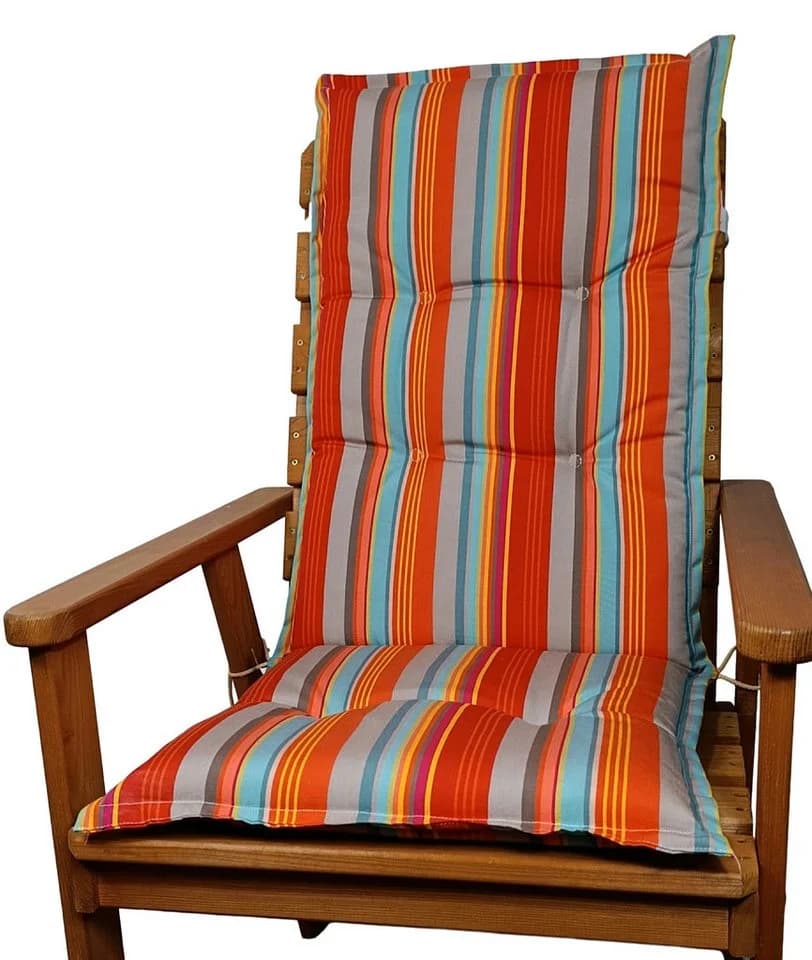 Rattani Hochlehnerauflage Karina 120x50 cm Caribe Outdoor Acrylic Dralon - Bild 2
