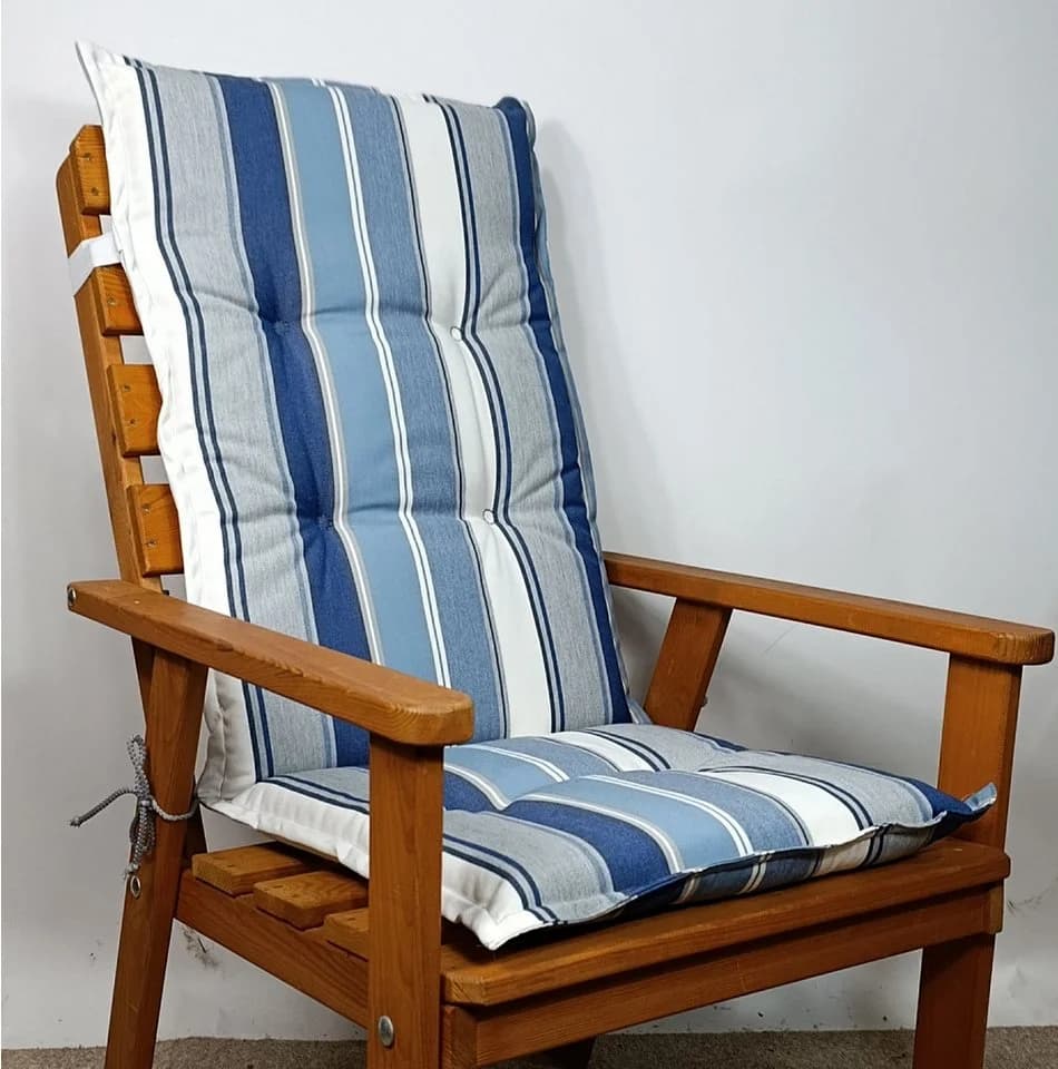 Rattani Hochlehnerauflage Karina 120x50 cm Caribe Outdoor Acrylic Dralon