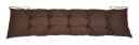 Rattani Polsterauflage Gartenbank 180x40 cm Braun Bild 1