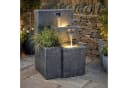 Arnusa Gartenbrunnen Grada mit LED-Beleuchtung und Pflanzbecken Bild 1