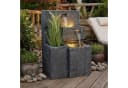 Arnusa Gartenbrunnen Grada mit LED-Beleuchtung und Pflanzbecken Bild 4