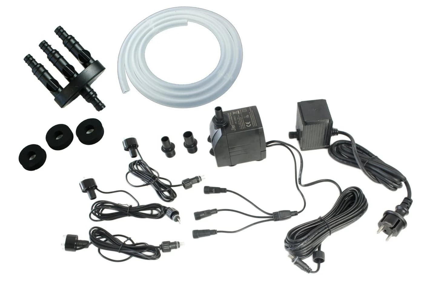 Arnusa Springbrunnenpumpe Komplett-Set mit LED Farbwechsel & 3m Schlauch - Bild 2