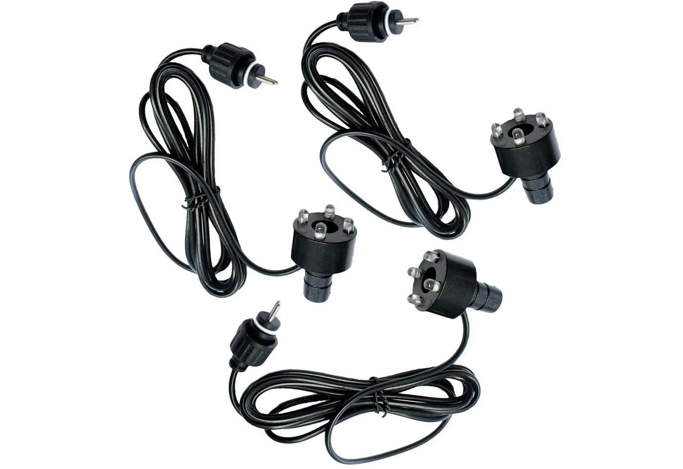 Arnusa Gartenbrunnen Beleuchtung 3er Set Warm-Weiß LED - Bild 2