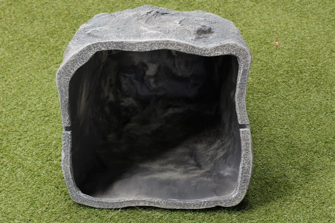 Arnusa Dekofelsen Poolpumpe Abdeckung Grau Polyresin