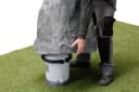 Arnusa Dekofelsen Poolpumpe Abdeckung Grau Polyresin Bild 3