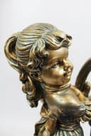 Arnusa Gartenbrunnen Heidi mit Gänse BK855 Bronze-Optik LED Bild 5