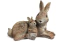 Arnusa Gartenfigur Kaninchen Familie Polyresin Bild 2