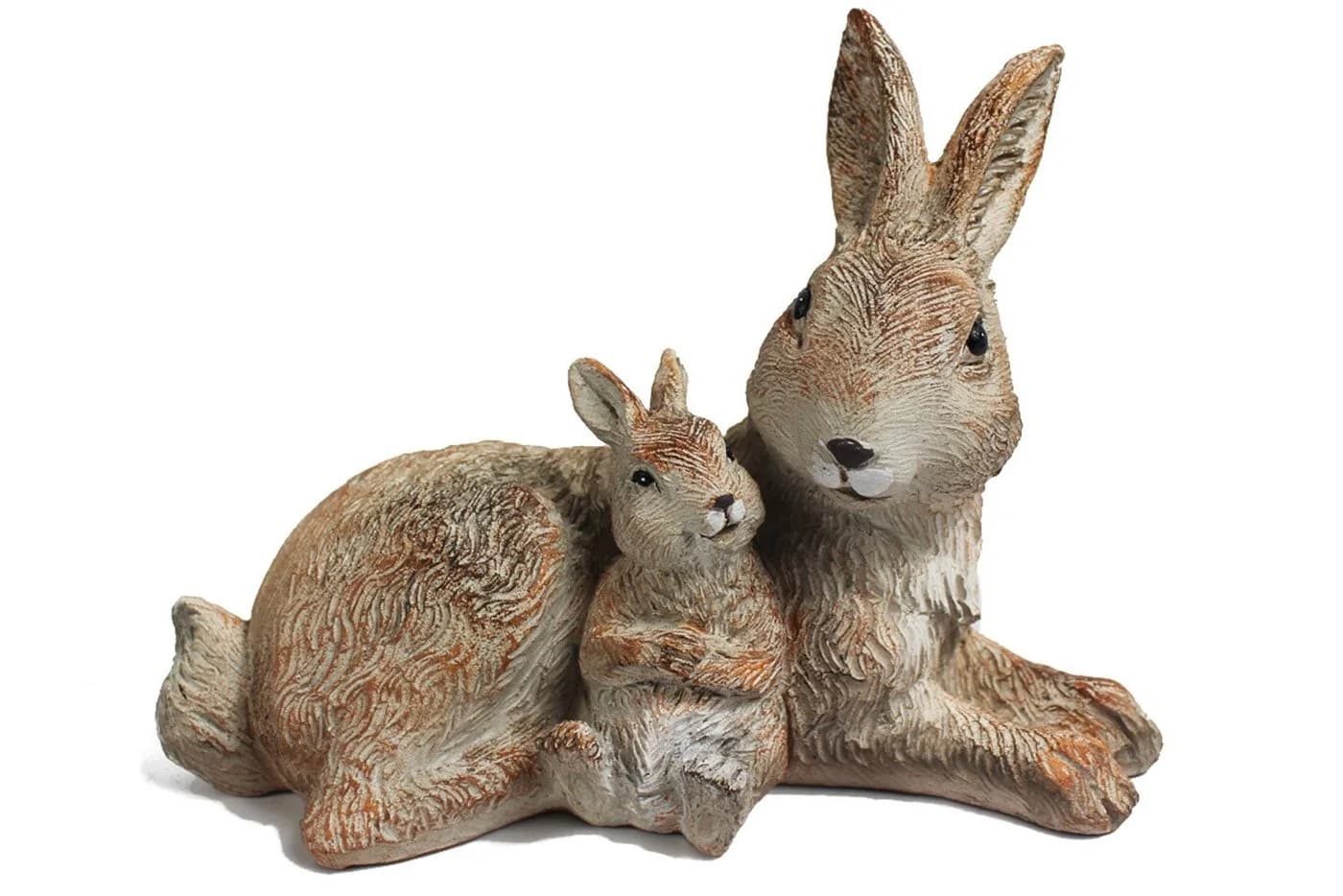 Arnusa Gartenfigur Kaninchen Familie Polyresin - Bild 2