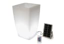 Arnusa Pflanzkübel Solar LED Weiß mit Fernbedienung Bild 5