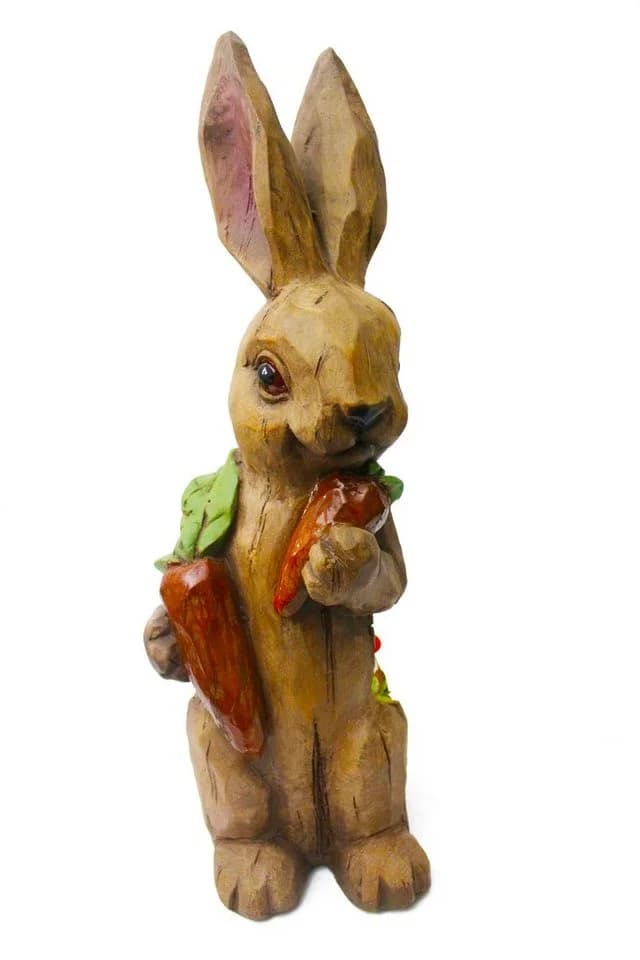Arnusa Gartenfigur Hase 51 cm Solar LED Beleuchtung - Bild 5