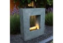 Arnusa Gartenbrunnen Springbrunnen mit LED Beleuchtung Regen Wasserfall Bild 2