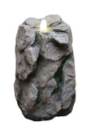 Arnusa Gartenbrunnen Quellstein mit LED Beleuchtung Grau Bild 3