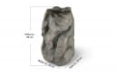 Arnusa Gartenbrunnen Quellstein mit LED Beleuchtung Grau Bild 5