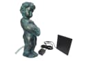 Arnusa Solar Wasserspeier Junge Kupfer-Bronze Teichfigur 31 cm Bild 2
