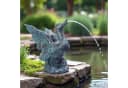 Arnusa Solar Wasserspeier Teichfigur Ente Kupfer-Optik mit Pumpe Bild 2