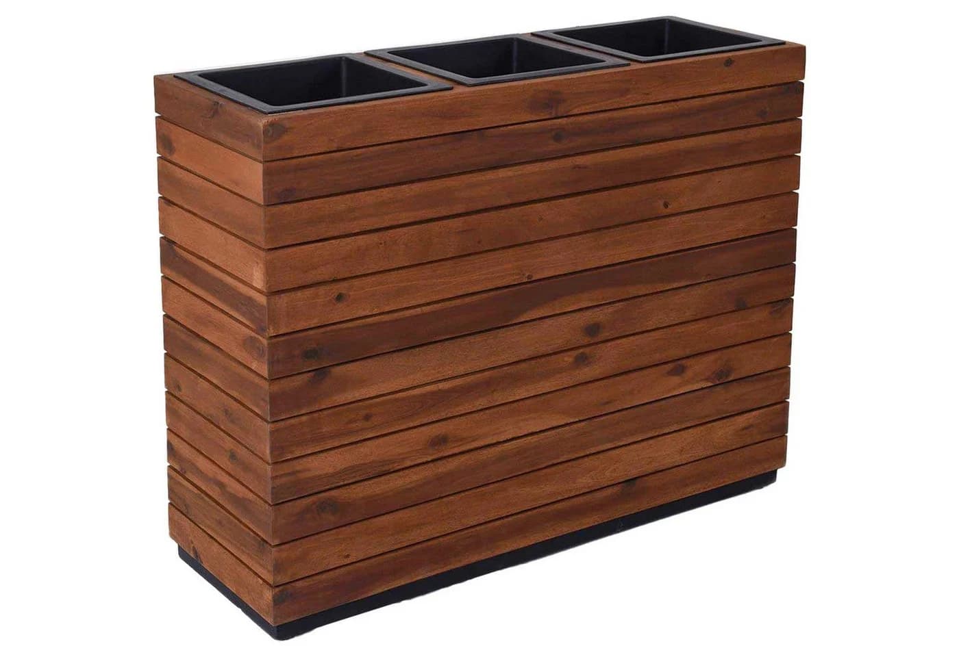 VIVANNO Pflanzkübel ELEMENTO Kasten Akazienbraun Holz - Bild 2