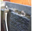 Wacredo Gartenbrunnen Antigua Premium Wasserspiel Grau LED Bild 3