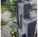 Wacredo Gartenbrunnen Venezuela Premium Wasserspiel Grau LED Bild 4