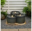 Wacredo Gartenbrunnen Aruba Polyresin LED Beleuchtung Bild 3