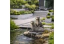 Wacredo Outdoor Wasserspiel Gebrüder Otter Grau Polyresin Komplettset Bild 1