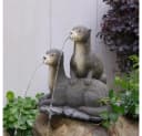 Wacredo Outdoor Wasserspiel Gebrüder Otter Grau Polyresin Komplettset Bild 2