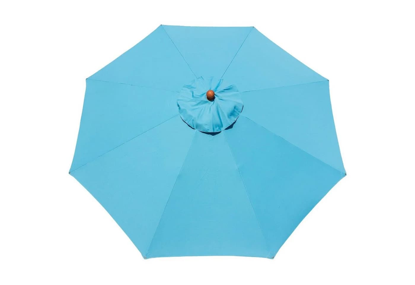 anndora Sonnenschirm 3m rund himmelblau mit Dreh-Kipp-Mechanismus - Bild 5