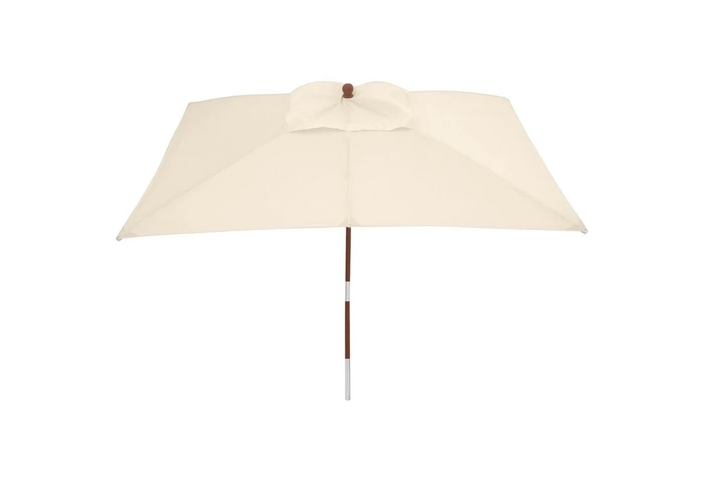 anndora-sonnenschirm Balkonschirm 2x3m rechteckig knickbar beige - Bild 4