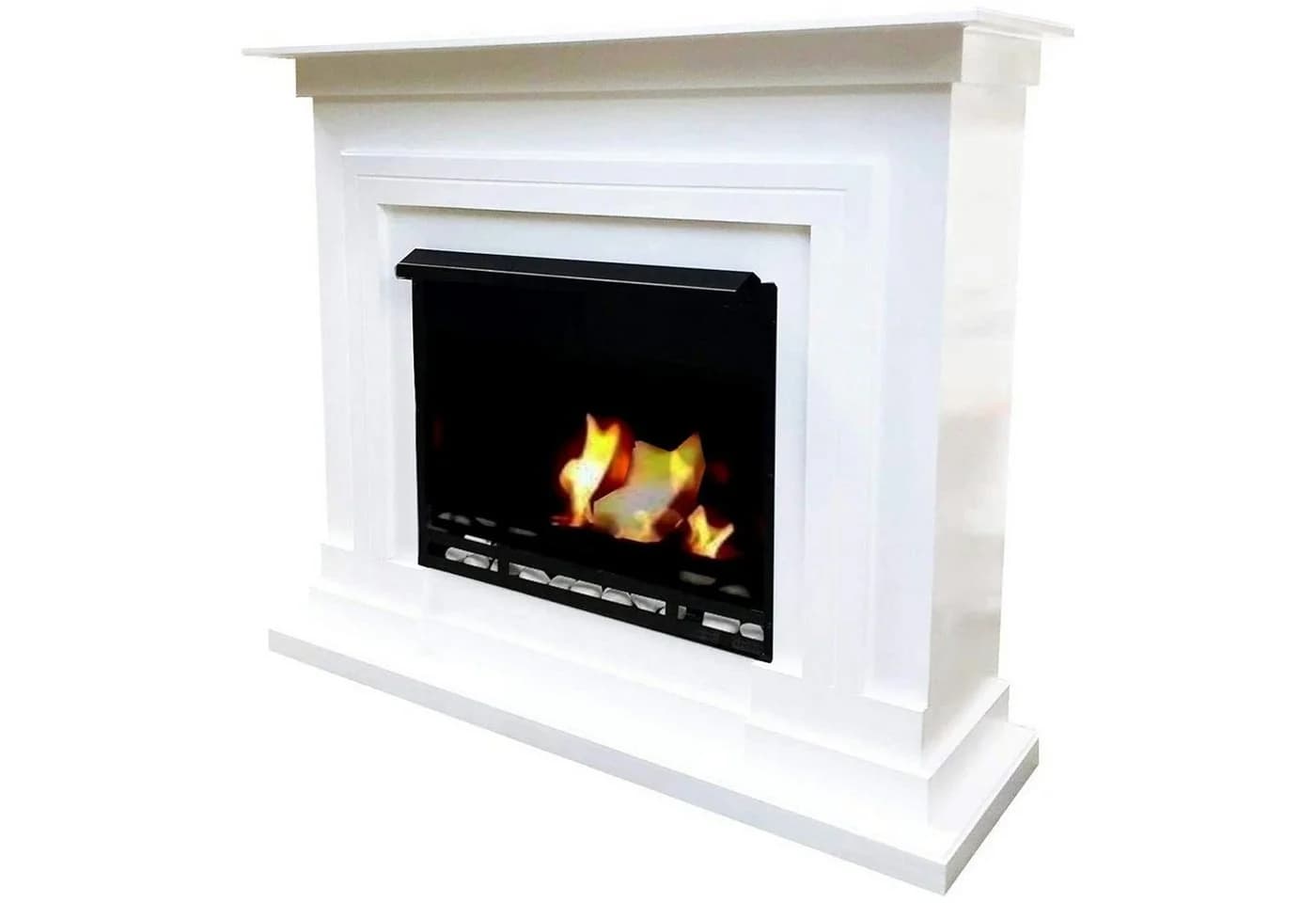 Kaminbau Mierzwa Dekokamin Berlin Deluxe Weiß Glanz Bio-Ethanol - Bild 2