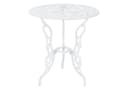 casa.pro Balkonset Wakefield 3-tlg. Bistro-Set Weiß Aluminium Bild 5