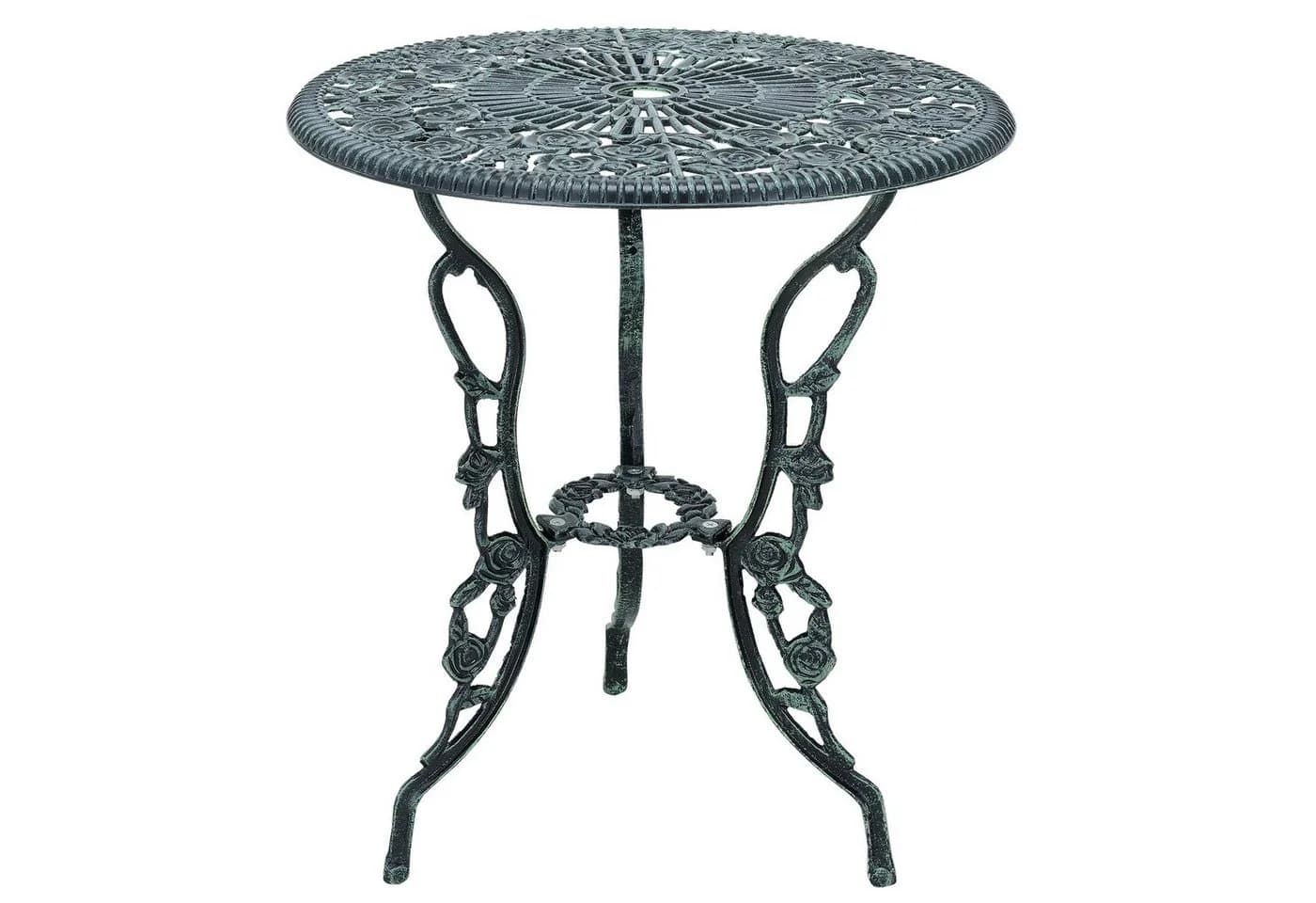 casa.pro Balkonset Wakefield 3-tlg. Bistro-Set Grün Aluminium Gusseisen - Bild 4