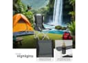 tectake Campingstuhl 4er Set Grau Gepolstert mit Getränkehalter Bild 5