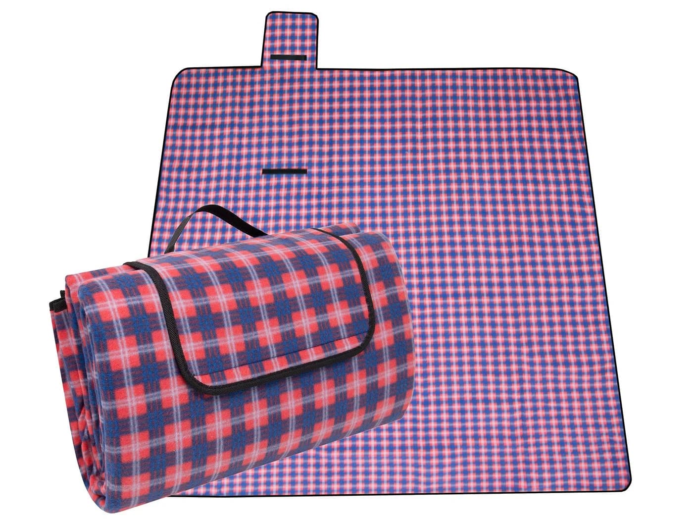 ZOLLNER24 Picknickdecke 200x200 cm Wasserdicht Isolier - Bild 2
