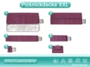 ZOLLNER24 Picknickdecke 200x200 cm Wasserdicht Isolier Bild 4
