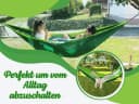 ZOLLNER Hängematte Nylon Outdoor mit Zubehör Bild 3