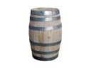 Temesso Gartenlounge-Hocker Edelkastanienholz Natur Bild 1