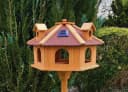 MYPETS Vogelhaus ALPENZAUBER XXL mit Solarlicht und Ständer Bild 1