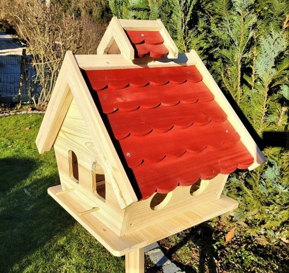 MYPETS Vogelhaus STUBAI mit Ständer aus imprägniertem Holz - Bild 3
