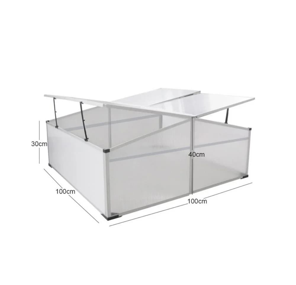 BruKa Frühbeetkasten Aluminium PLANTBOX XXL mit PC-Doppelstegplatten - Bild 4